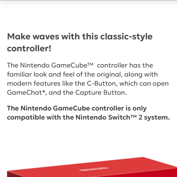 Nintendo Switch Online GameCube Controller - Picture 4 of 6